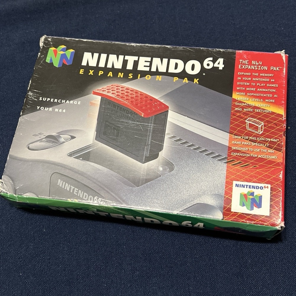 Nintendo Expansion Pak - Nintendo 64 N64 - Empty Original Box ONLY - No Adapter